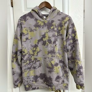 Lululemon All Yours Hoodie, Orbital Tie Dye Mauve Grey Multi, Sz 8